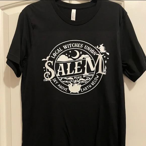 Bella Canvas Tops - Salem Halloween Witches Union Shirt